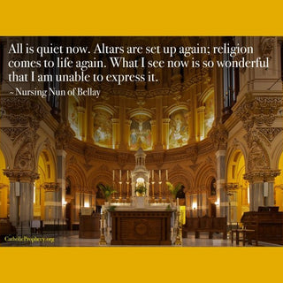 The Prophecy of the Nursing Nun of Bellay - Catholic Gifts