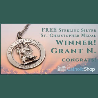 This week's lucky winner is, Grant N. - Catholic Gifts