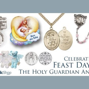 Today is the Feast Day of our Holy Guardian Angels. - Religious Gifts