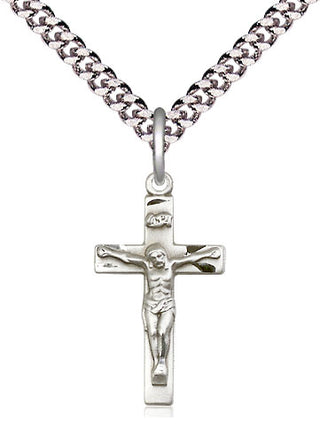 Pewter Crucifix Medal Religious Jewelry