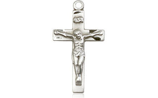 Pewter Crucifix Medal