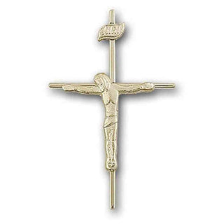 14K Gold Crucifix Pendant