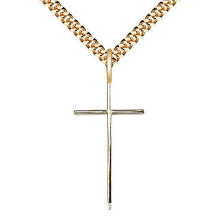 14kt Gold Filled Cross Medal Catholic Jewelry