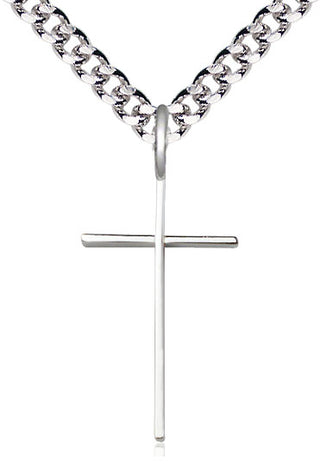 Sterling Silver Cross Medal Catholic Jewelry
