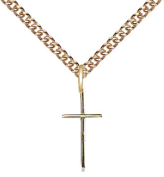 14kt Gold Filled Cross Medal Religious and Catholic Jewelry