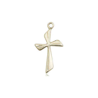 14kt Gold Filled Cross Medal