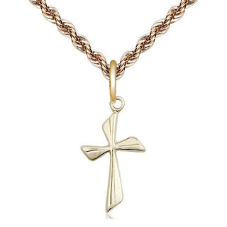 14kt Gold Cross Medal