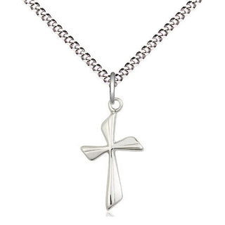 Sterling Silver Cross Medal Religious Jewelry