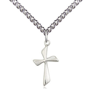 Sterling Silver Cross Medal Religious Jewelry