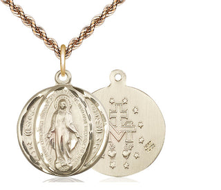 14kt Gold Miraculous Medal