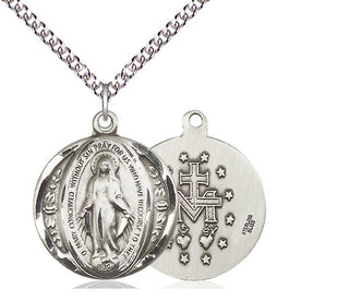 Sterling Silver Miraculous Medal Catholic Jewelry