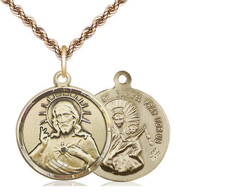 14kt Gold Scapular Medal