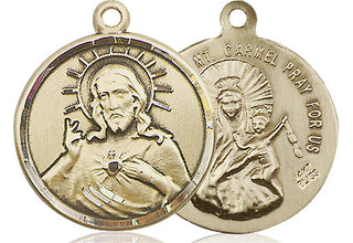 14kt Gold Scapular Medal