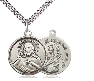 Sterling Silver Scapular Medal Catholic Jewelry