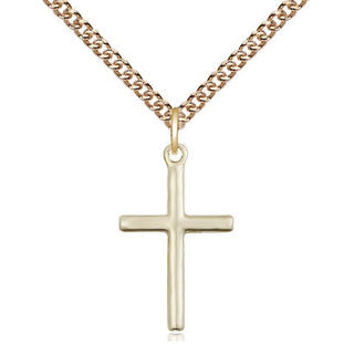 14kt Gold Cross Medal
