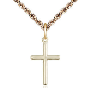 14kt Gold Cross Medal