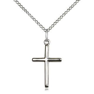 Sterling Silver Cross Medal Religious Jewelry