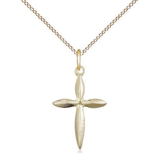 14kt Gold Filled Cross Medal Religious Jewelry