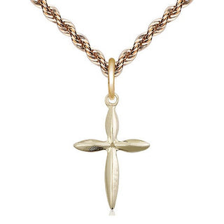 14kt Gold Cross Medal