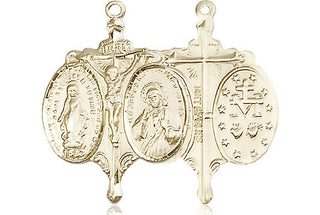 14kt Gold Filled Novena Medal