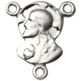 Silver Plate Scapular Rosary Center Rosary Center