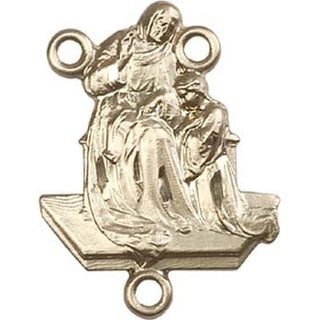 14kt Gold Filled Saint Ann Rosary Center Rosary Center