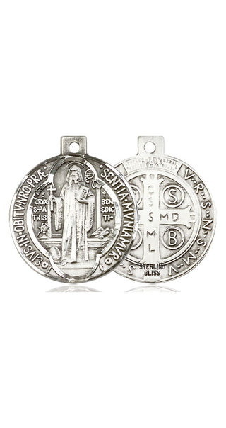 Pewter Saint Benedict Medal