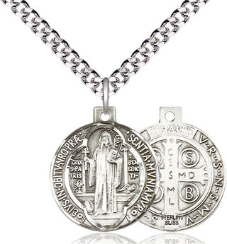 Pewter Saint Benedict Medal Catholic Jewelry