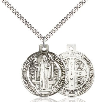 Pewter Saint Benedict Medal Catholic Jewelry