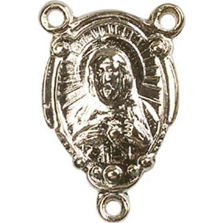 Gold Plate Crucifix Rosary Center Rosary Center