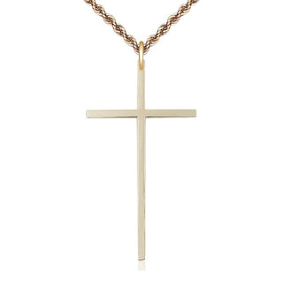 14kt Gold Filled Cross Medal Catholic Jewelry