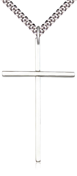Sterling Silver Cross Medal Catholic Jewelry
