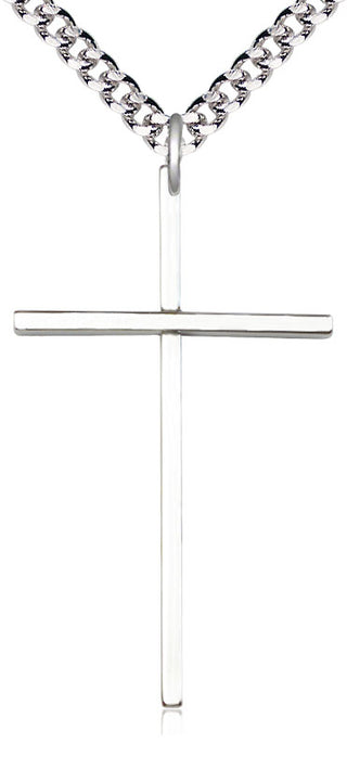 Sterling Silver Cross Medal Catholic Jewelry