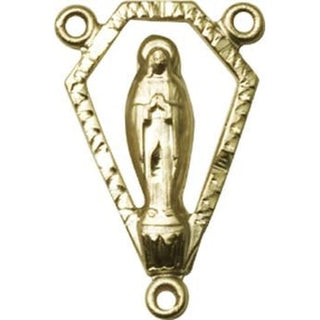 Gold Plate Miraculous Rosary Center Rosary Center