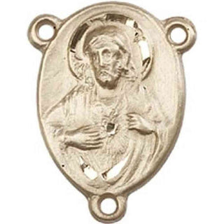 14kt Gold Filled Scapular Rosary Center Rosary Center