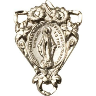 Gold Plate Miraculous Rosary Center Rosary Center