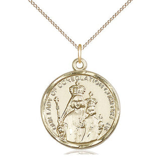 14kt Gold Our Lady of Consolation Medal