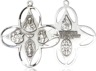 Sterling Silver 5-Way Medal