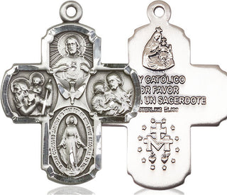 Sterling Silver 5-Way Medal