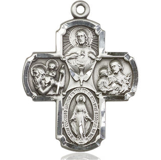 Sterling Silver 5-Way Medal