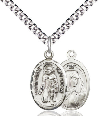 Pewter Saint Peregrine Medal Catholic Jewelry