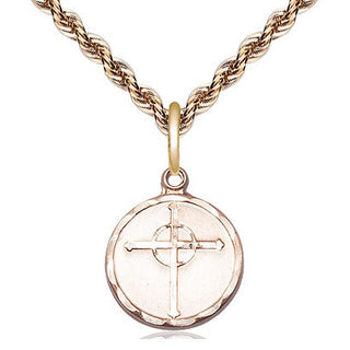 14kt Gold Episcopal Cross Medal