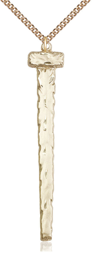 14kt Gold Nail Medal