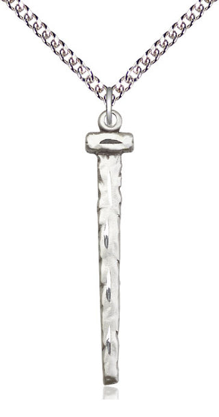 Sterling Silver Nail Medal Catholic Jewelry