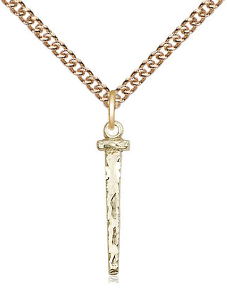 14kt Gold Nail Medal