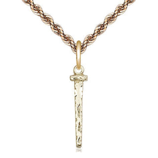 14kt Gold Nail Medal