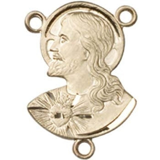 14kt Gold Scapular Rosary Center Rosary Center