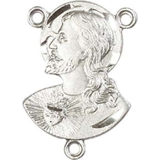 Silver Plate Scapular Rosary Center Rosary Center