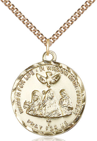14kt Gold Filled 3-Doctors Medal Catholic Jewelry