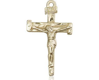 14kt Gold Filled Nail Crucifix Medal